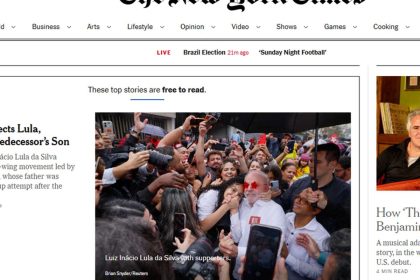 Imprensa internacional destaca vitória histórica de Lula