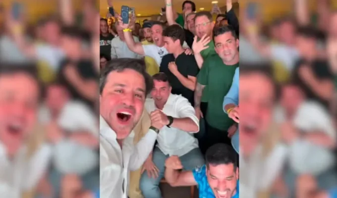 Antes da derrota, Marçal filmou Flávio vibrando com virada temporária