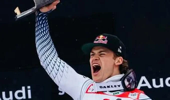 Lucas Pinheiro abre temporada com ouro em slalom gigante na Áustria