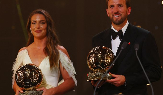 Harry Kane e Alexia Putellas vencem prêmio Bola de Ouro de 2026