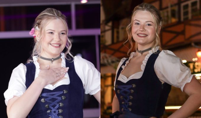Leitora e jogadora de vôlei: quem é a nova rainha da Oktoberfest Blumenau