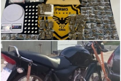 Suspeitos de fazer ‘delivery’ de drogas são presos com maconha e cocaína em Curvelo