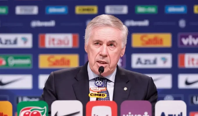 Ancelotti convoca seleção para amistosos contra Japão e Singapura