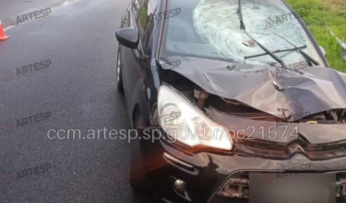 Pedestre morre atropelado na Rodovia dos Bandeirantes, em Campinas; acidente causa congestionamento