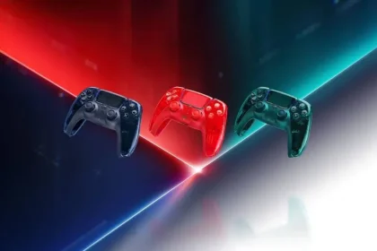 PS5 ganha controles DualSense transparentes em três novas cores para 2027