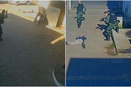 Polícia flagra assalto a posto de combustíveis, atira e prende os criminosos em Fortaleza; vídeo