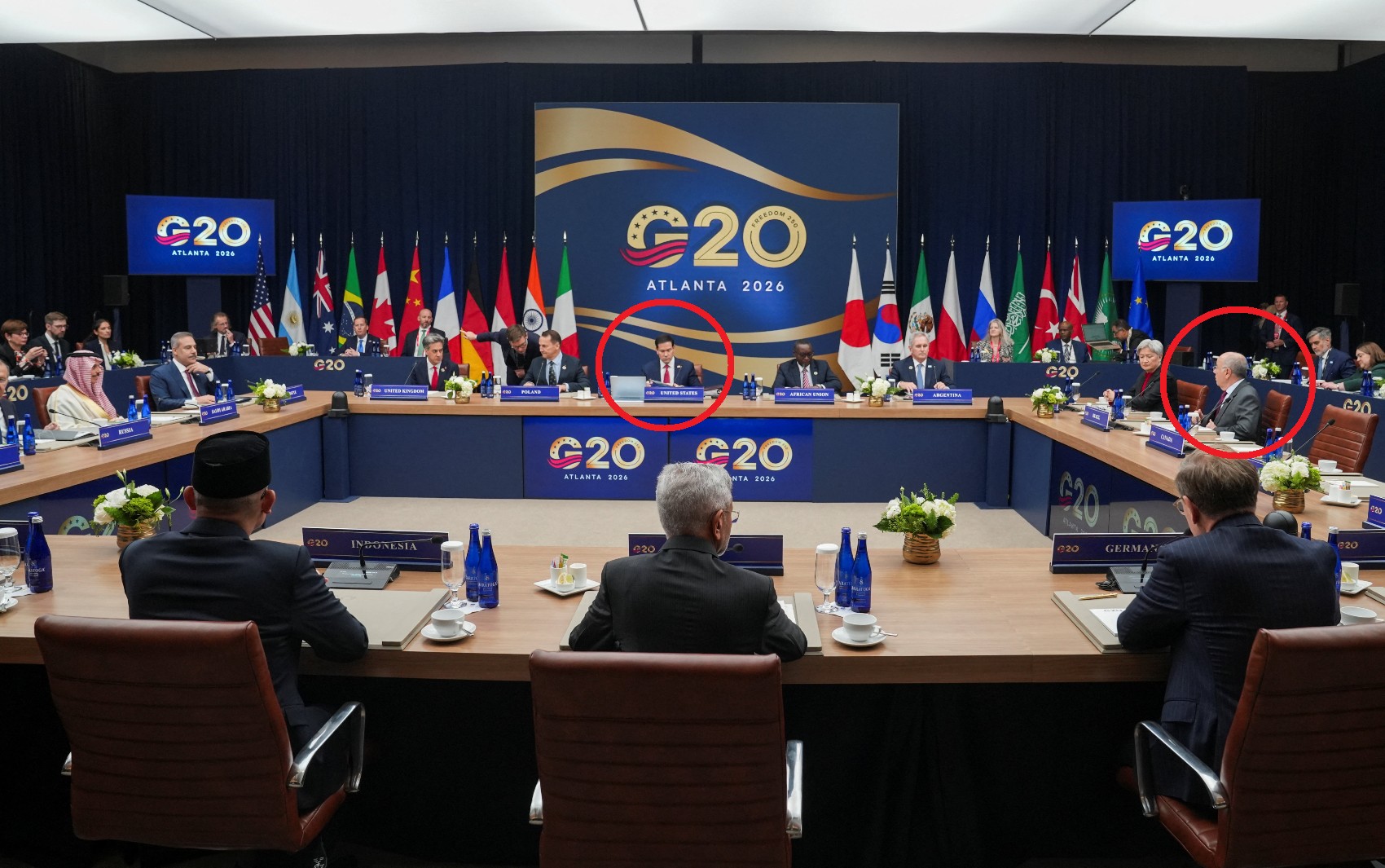 Mauro Vieira e Rubio participam de encontro de chanceleres do G20